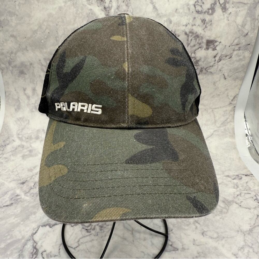 Pure Polaris Green and Brown Camouflage Hat Classic Design, Polaris